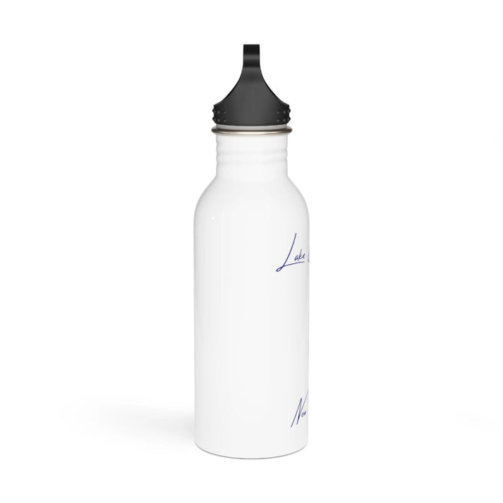 New  York  Lake  Champlain  Water  bottle  other  position  view  from  left  white.webp