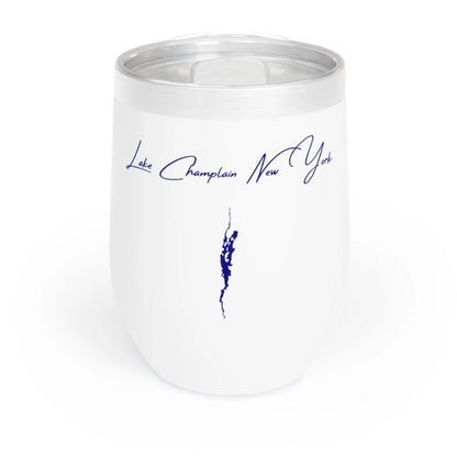 New  York  Lake  Champlain  Wine  Tumbler  front  position  view  from  front  white.webp