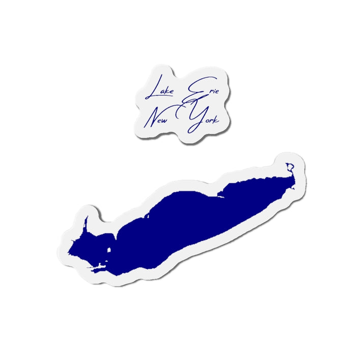 New  York  Lake  Erie  Die  Cut  Magnet  front  position  view  from  front  4  x  4.webp