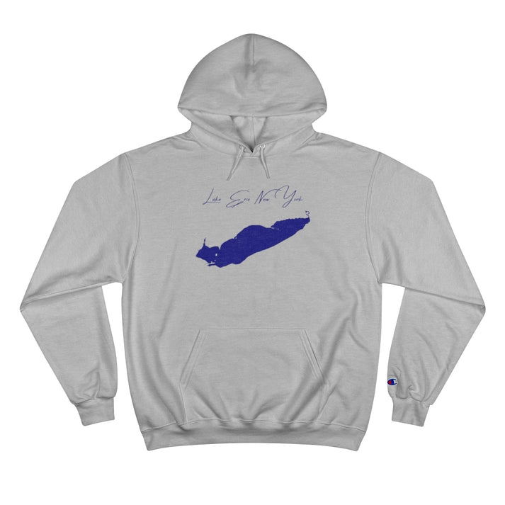 New  York  Lake  Erie  Hoodie  front  position  view  from  front  light  steel.webp