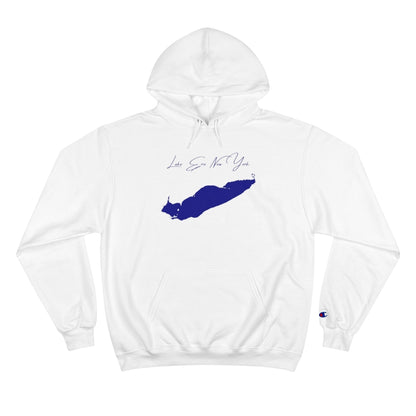New  York  Lake  Erie  Hoodie  front  position  view  from  front  white.webp