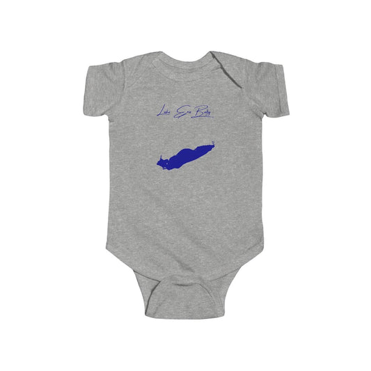 New  York  Lake  Erie  Onesie  front  position  view  from  front  heather.webp