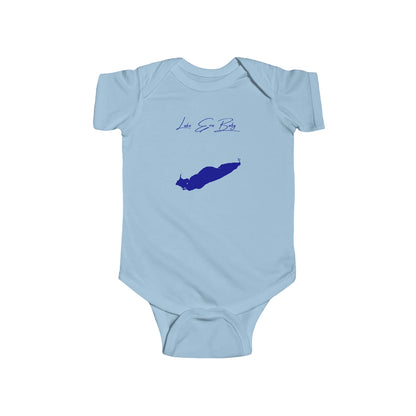 New  York  Lake  Erie  Onesie  front  position  view  from  front  light  blue.webp
