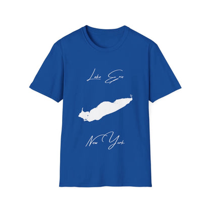 New  York  Lake  Erie  T-shirt  front  position  view  from  front  royal.webp