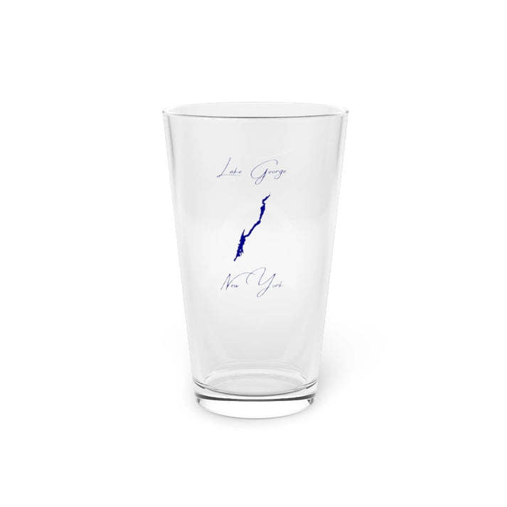 New  York  Lake  George  16oz  Pint  Glass  front  position  view  from  front  16oz.webp