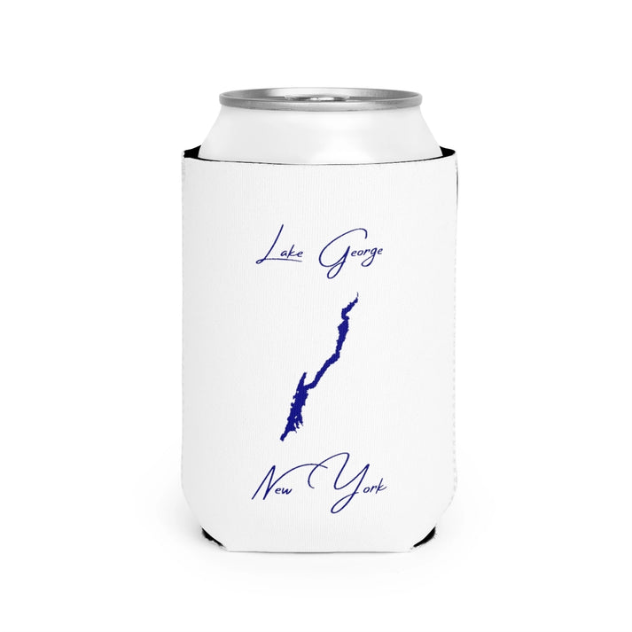 New  York  Lake  George  Can  Koozie  front  position  view  from  front-2  white.webp