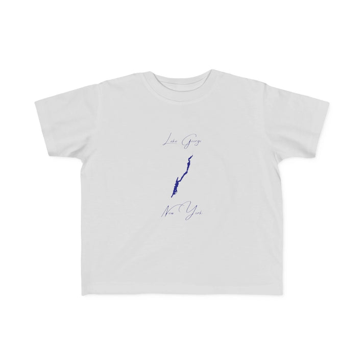 New  York  Lake  George  Toddler  T-shirt  front  position  view  from  front  silver.webp