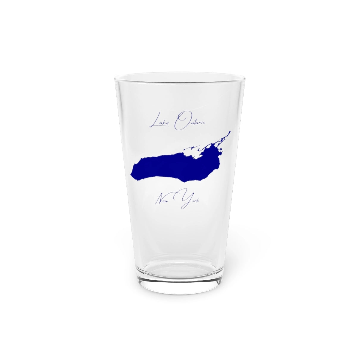 New  York  Lake  Ontario  16oz  Pint  Glass  front  position  view  from  front  16oz.webp