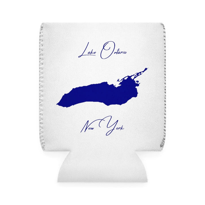 New  York  Lake  Ontario  Can  Koozie  front  position  view  from  front-1  white.webp