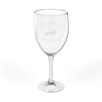 New  York  Lake  Ontario  Engraved  Wine  Glass  other  position  view  from  front  10.5oz.webp
