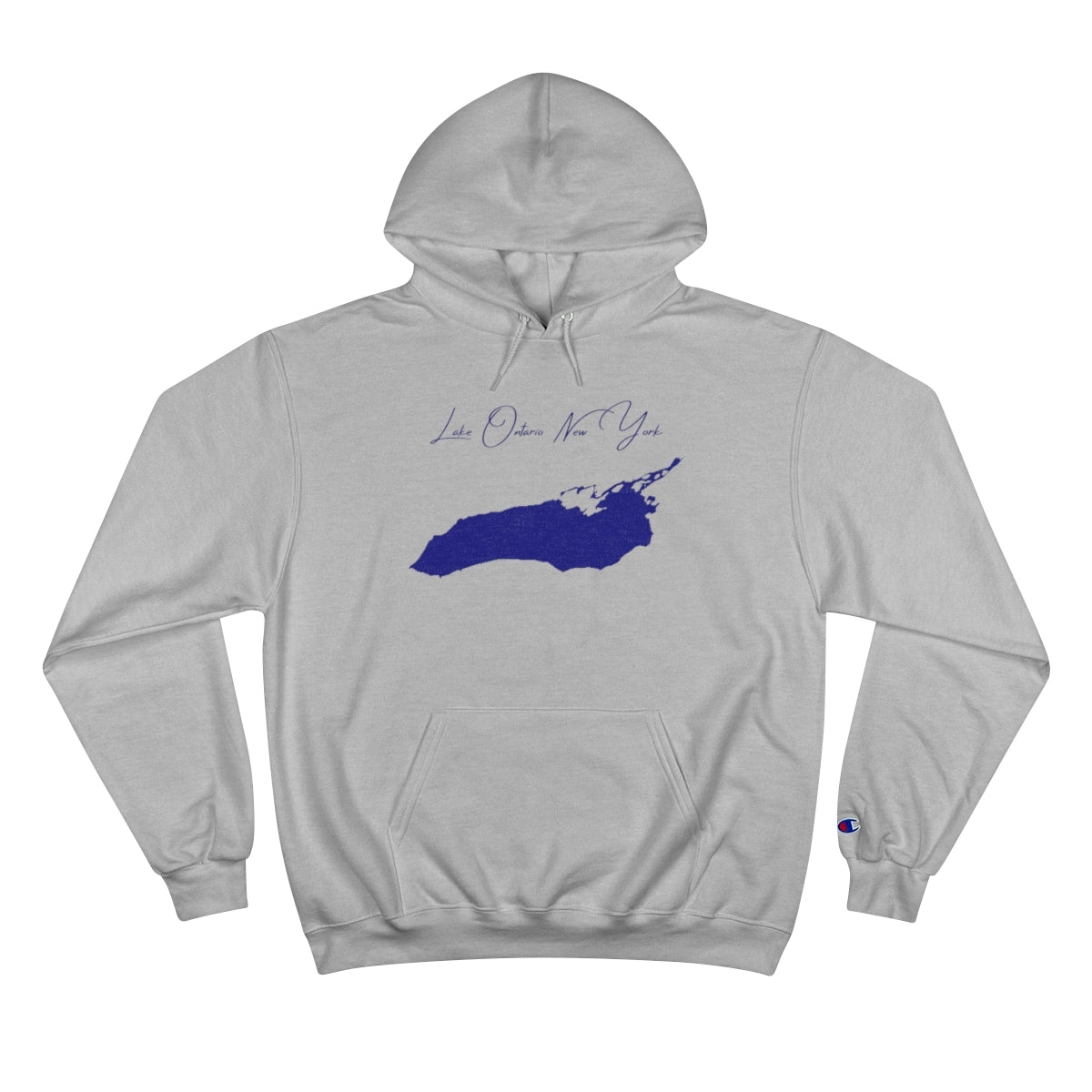 New  York  Lake  Ontario  Hoodie  front  position  view  from  front  light  steel.webp