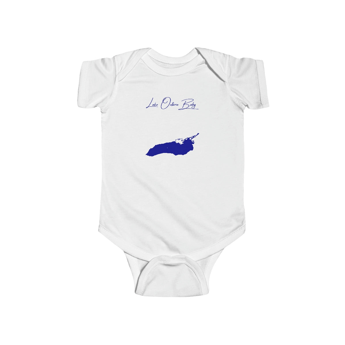 New  York  Lake  Ontario  Onesie  front  position  view  from  front  white.webp