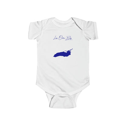 New  York  Lake  Ontario  Onesie  front  position  view  from  front  white.webp
