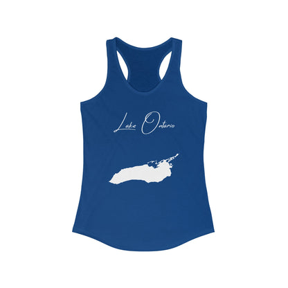 New  York  Lake  Ontario  Racerback-Tank  front  position  view  from  front  solid  royal.webp