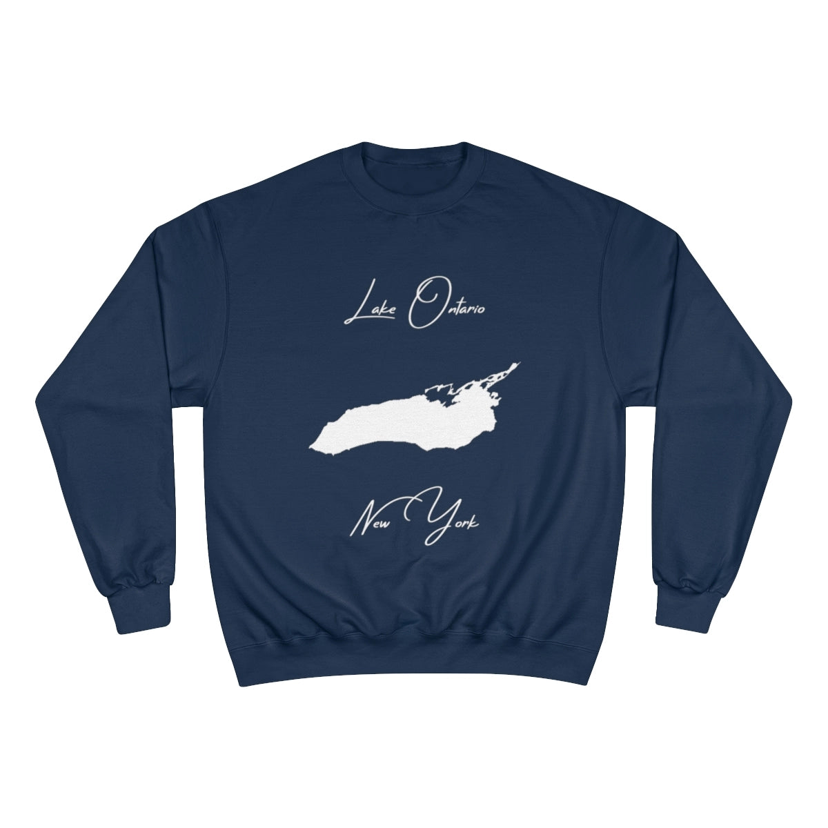 New  York  Lake  Ontario  Sweatshirt  front  position  view  from  front  navy.webp