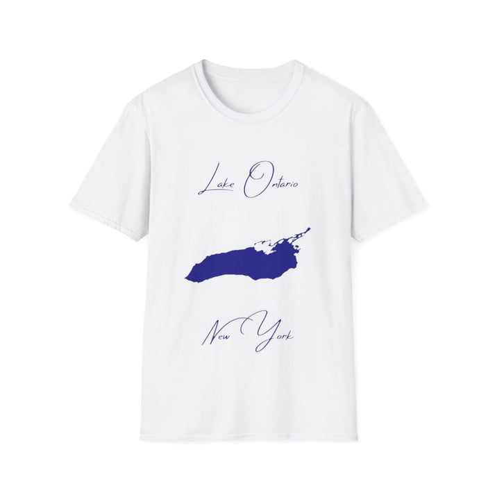 New  York  Lake  Ontario  T-shirt  front  position  view  from  front  white.webp