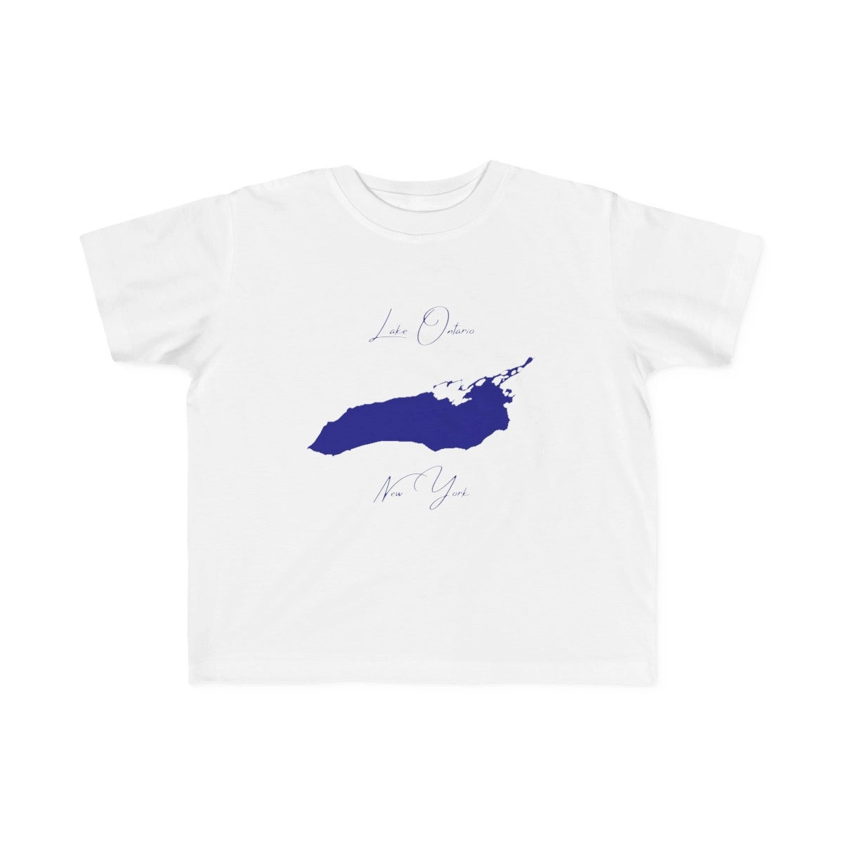 New  York  Lake  Ontario  Toddler  T-shirt  front  position  view  from  front  white.webp