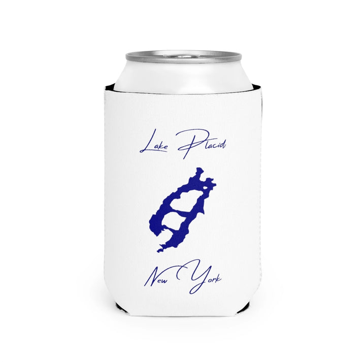 New  York  Lake  Placid  Can  Koozie  front  position  view  from  front-2  white.webp