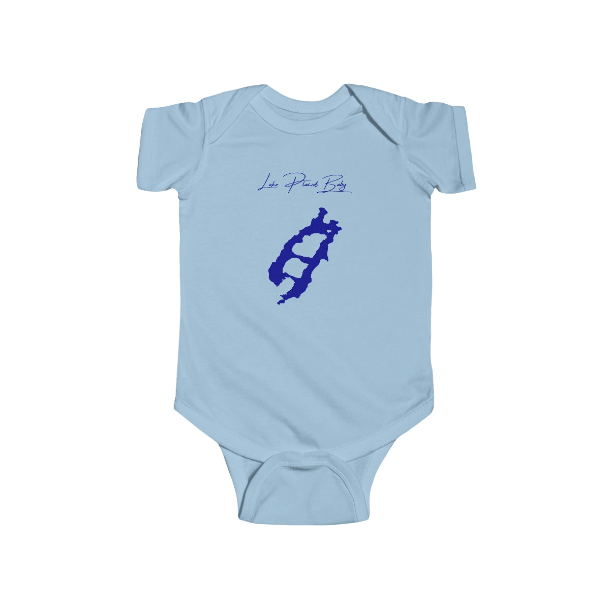 New  York  Lake  Placid  Onesie  front  position  view  from  front  light  blue.webp