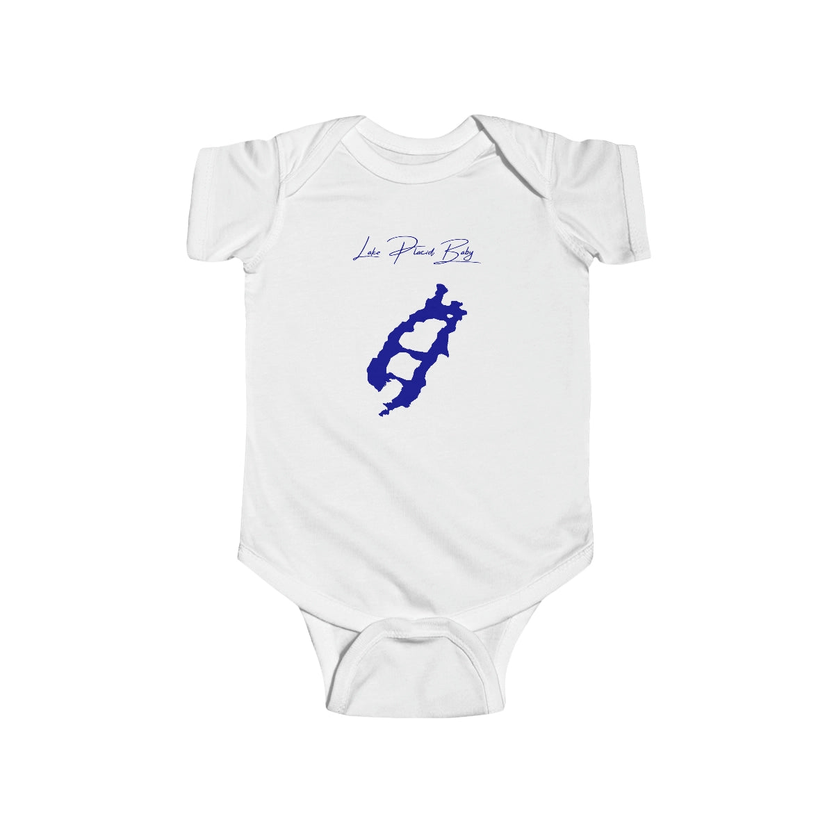 New  York  Lake  Placid  Onesie  front  position  view  from  front  white.webp