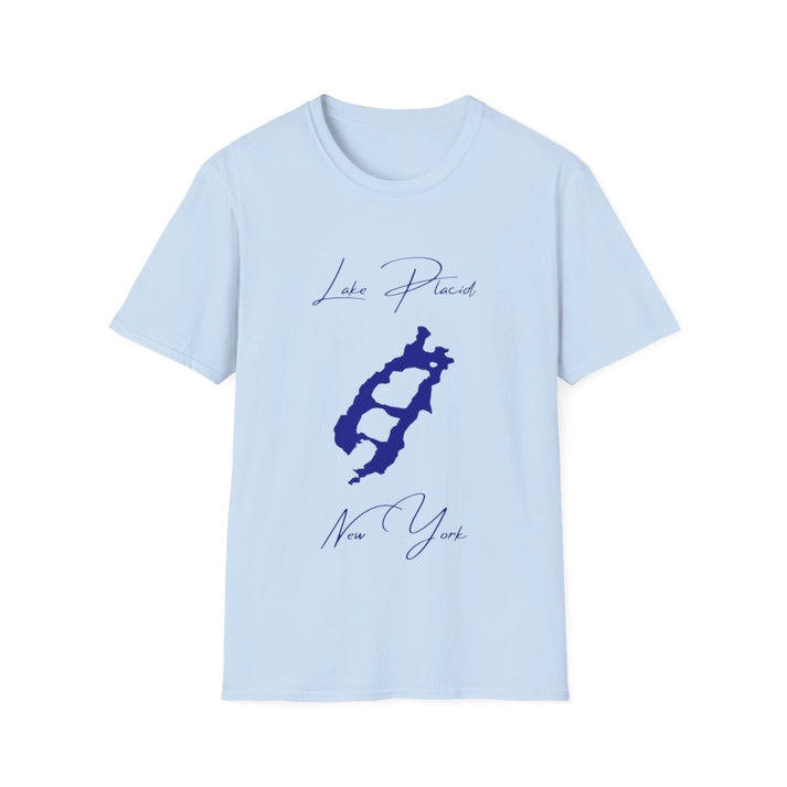 New  York  Lake  Placid  T-shirt  front  position  view  from  front  light  blue.webp