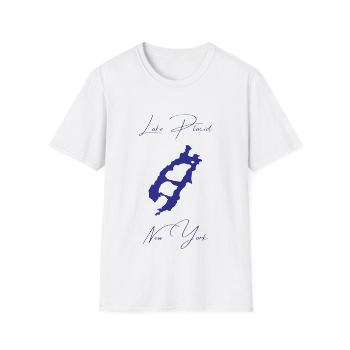 New  York  Lake  Placid  T-shirt  front  position  view  from  front  white.webp