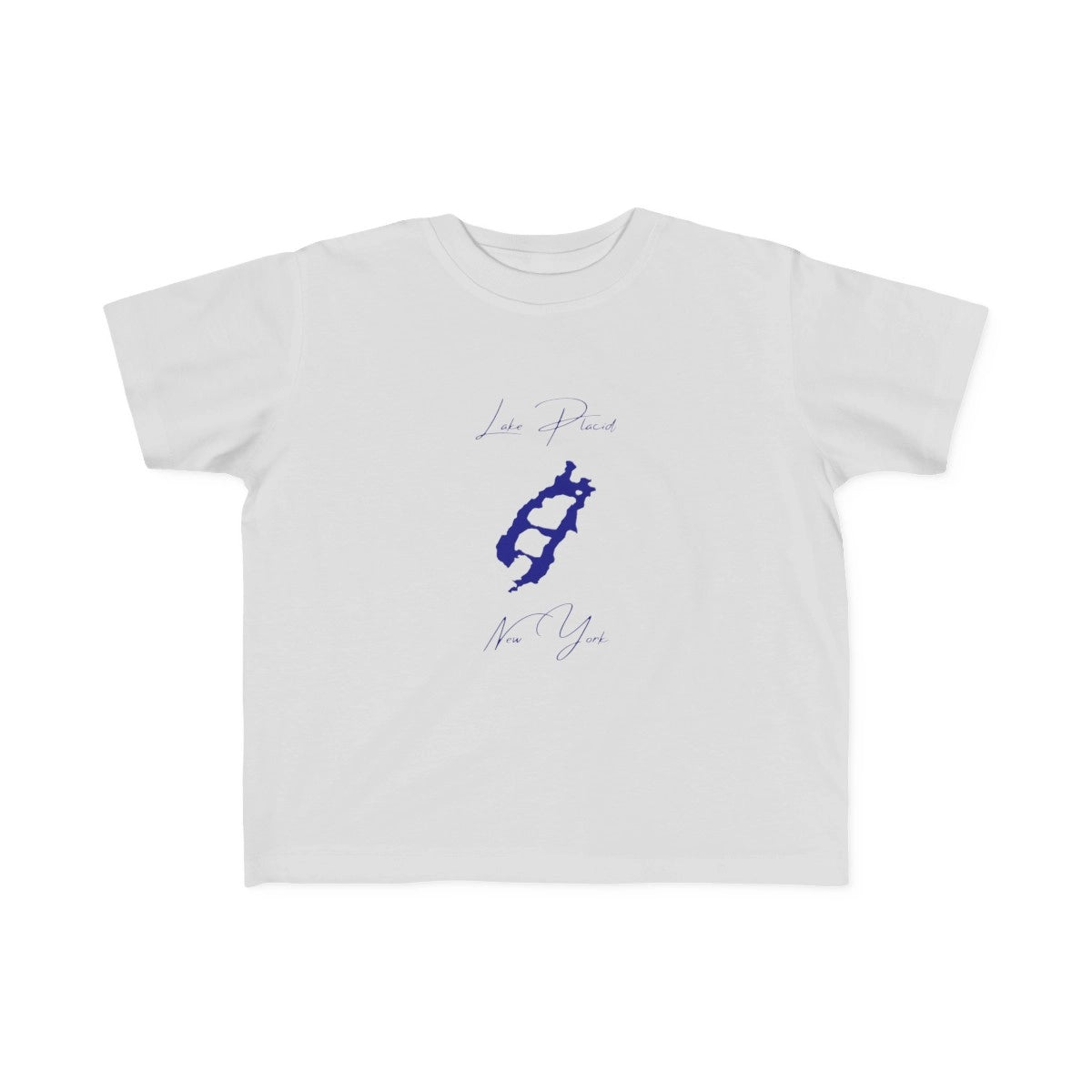 New  York  Lake  Placid  Toddler  T-shirt  front  position  view  from  front  silver.webp