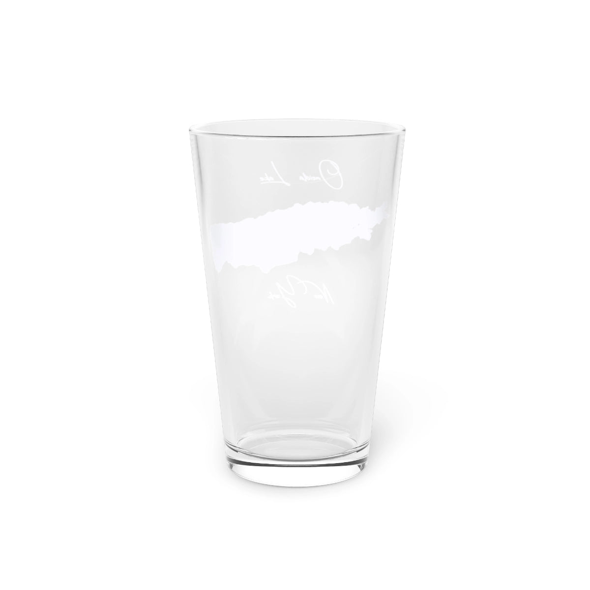 New  York  Oneida  Lake  16oz  Pint  Glass  front  position  view  from  back  16oz.webp