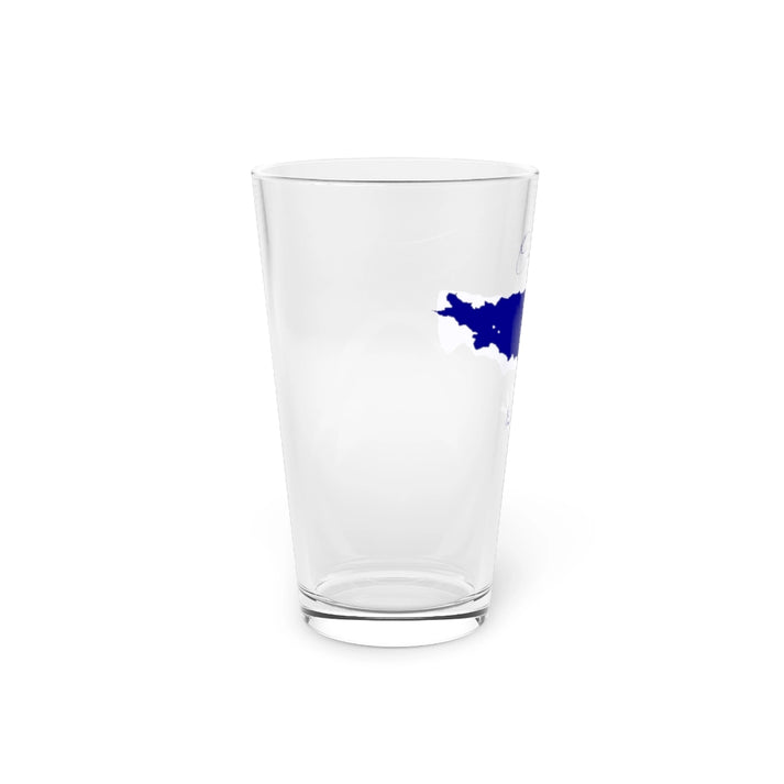 New  York  Oneida  Lake  16oz  Pint  Glass  front  position  view  from  left  16oz.webp
