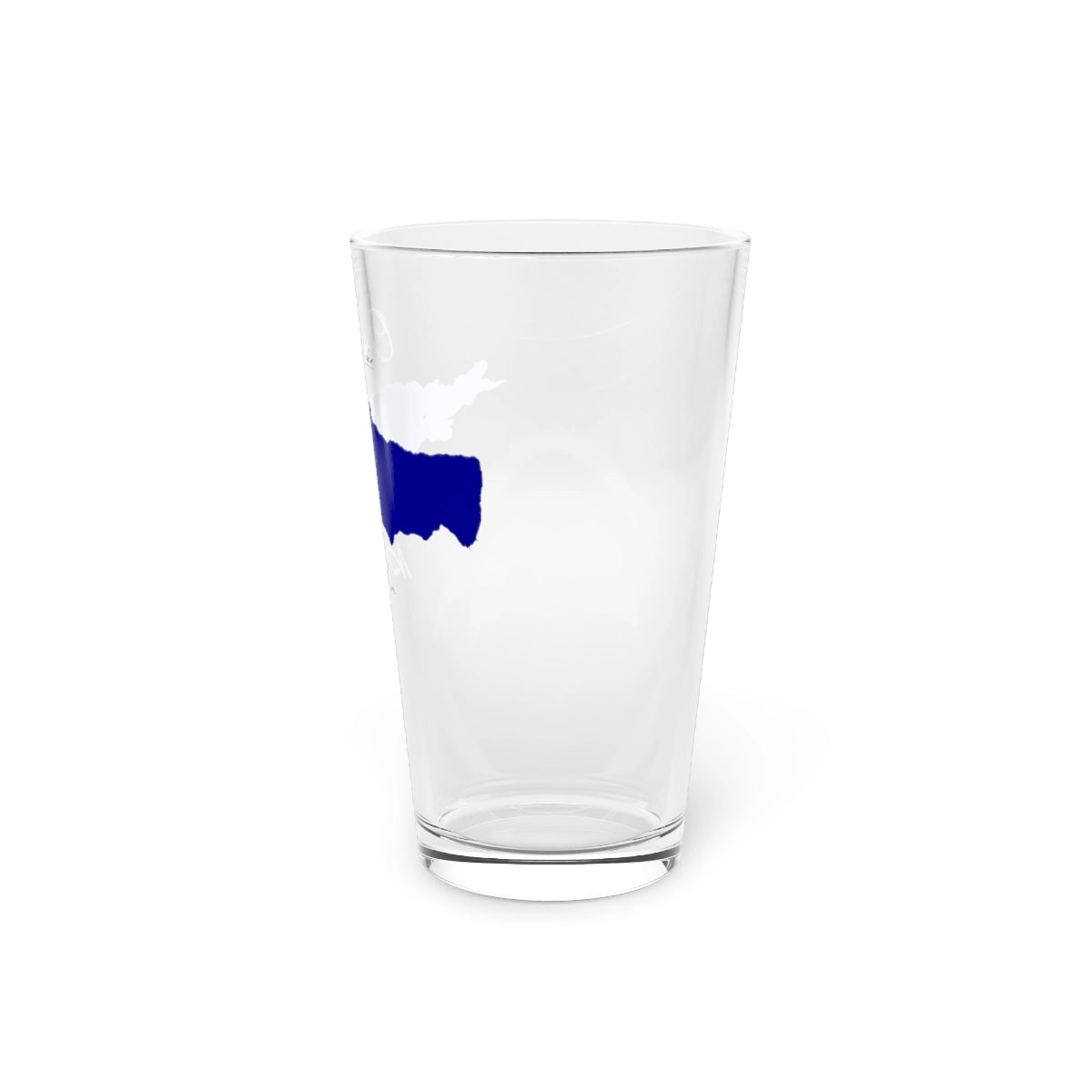 New  York  Oneida  Lake  16oz  Pint  Glass  front  position  view  from  right  16oz.webp