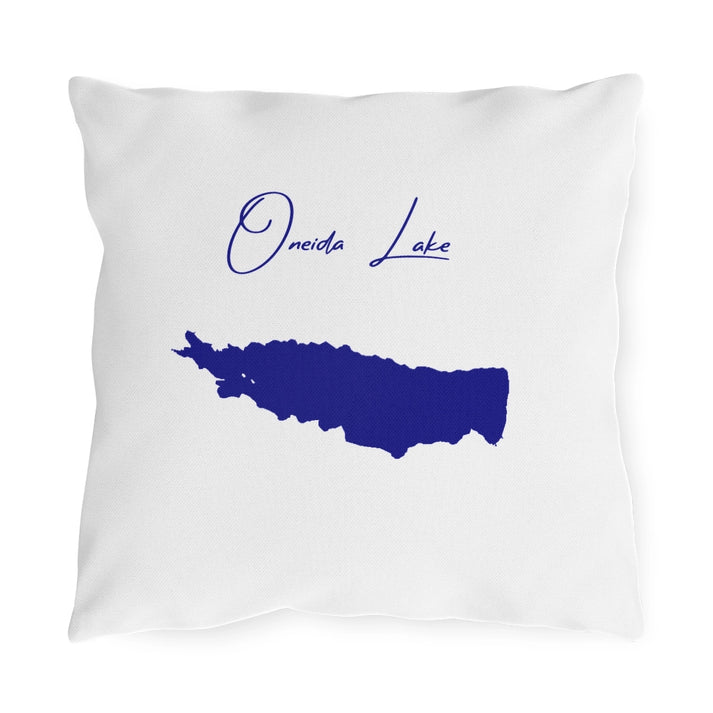 New  York  Oneida  Lake  Outdoor  Pillow  front  position  view  from  front  16  x  16.webp