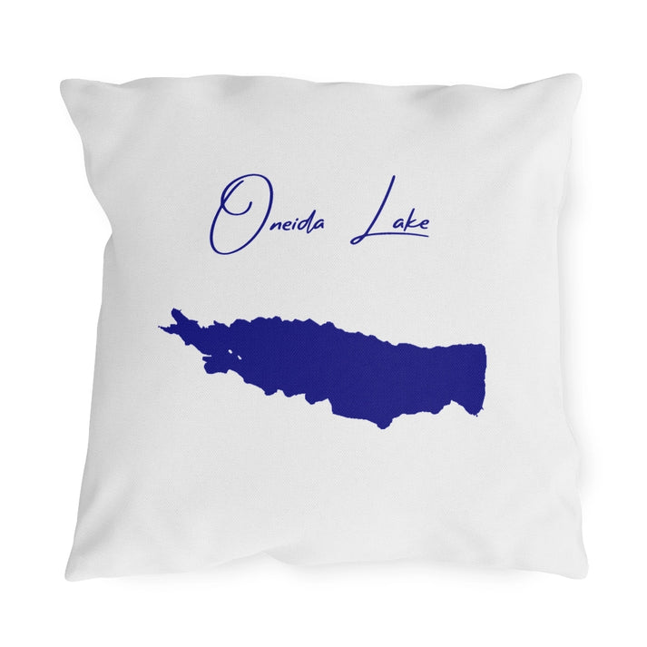 New  York  Oneida  Lake  Outdoor  Pillow  front  position  view  from  front  18  x  18.webp