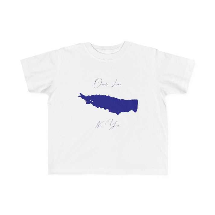 New  York  Oneida  Lake  Toddler  T-shirt  front  position  view  from  front  white.webp