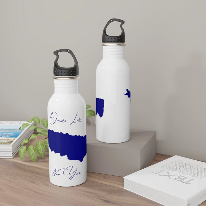 New  York  Oneida  Lake  Water  bottle  other  position  view  from  context-2  white.webp