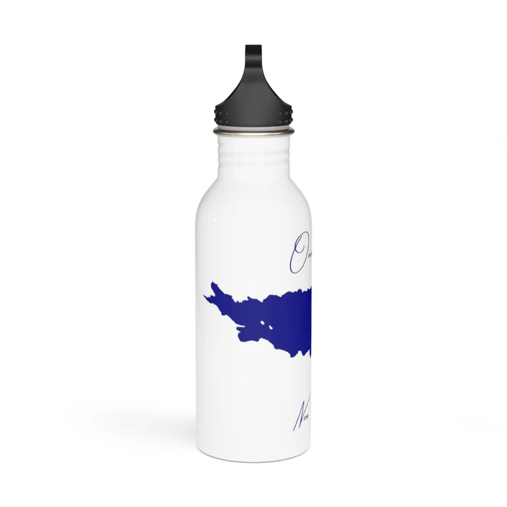 New  York  Oneida  Lake  Water  bottle  other  position  view  from  left  white.webp