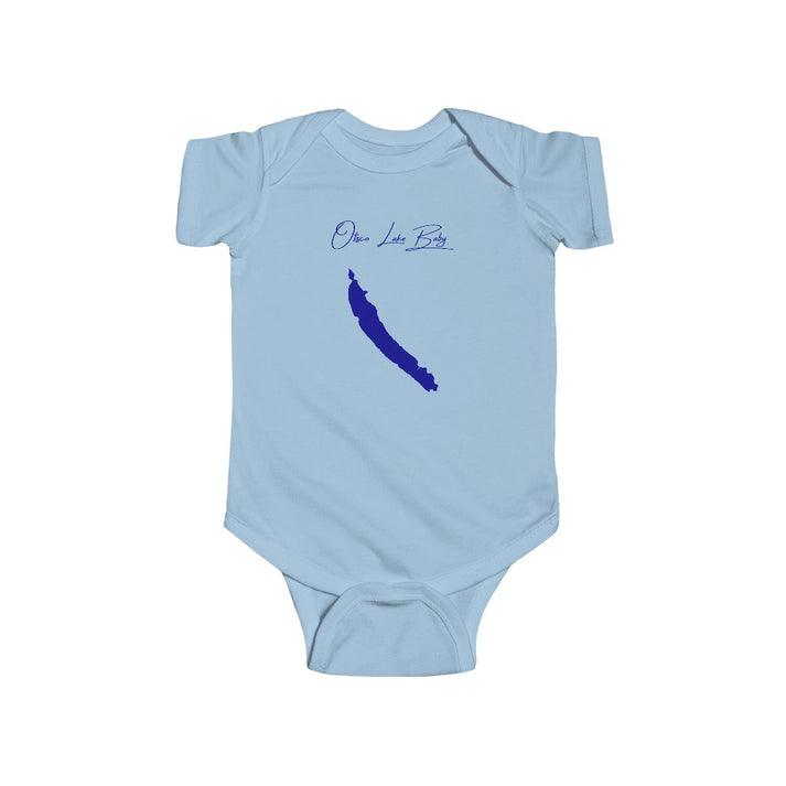 New  York  Otisco  Lake  Onesie  front  position  view  from  front  light  blue.webp