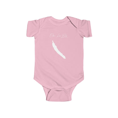 New  York  Otisco  Lake  Onesie  front  position  view  from  front  pink.webp