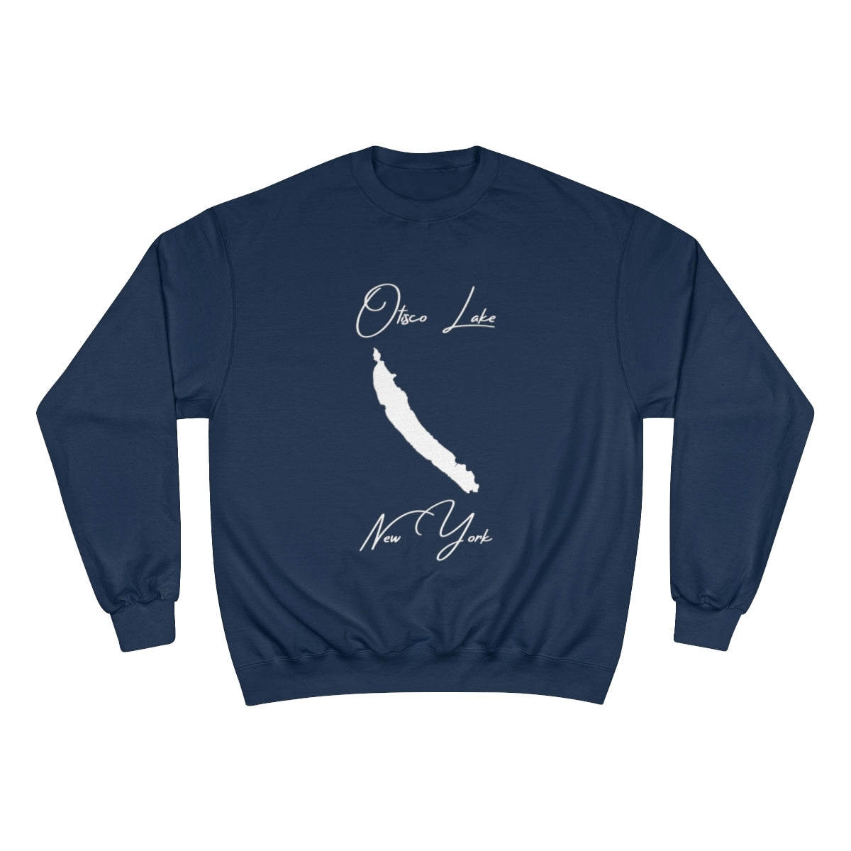 New  York  Otisco  Lake  Sweatshirt  front  position  view  from  front  navy.webp