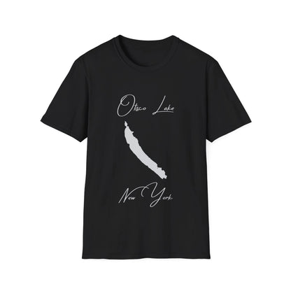 New  York  Otisco  Lake  T-shirt  front  position  view  from  front  black.webp