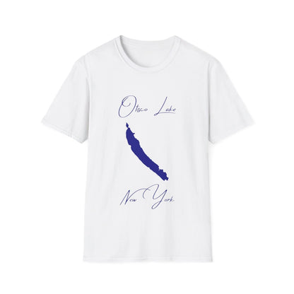New  York  Otisco  Lake  T-shirt  front  position  view  from  front  white.webp