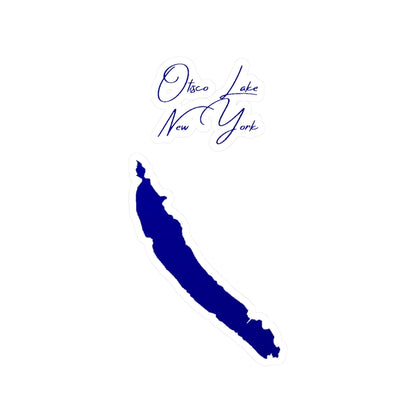 New  York  Otisco  Lake  Vinyl  Decal  other  position  view  from  front  4  x  6.webp