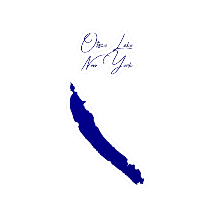 New  York  Otisco  Lake  Vinyl  Decal  other  position  view  from  front  4  x  6.webp