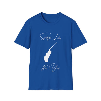 New  York  Saratoga  Lake  T-shirt  front  position  view  from  front  royal.webp