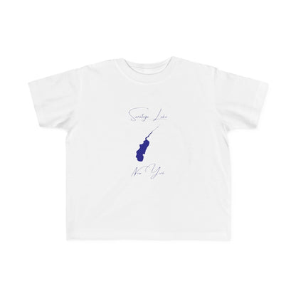 New  York  Saratoga  Lake  Toddler  T-shirt  front  position  view  from  front  white.webp