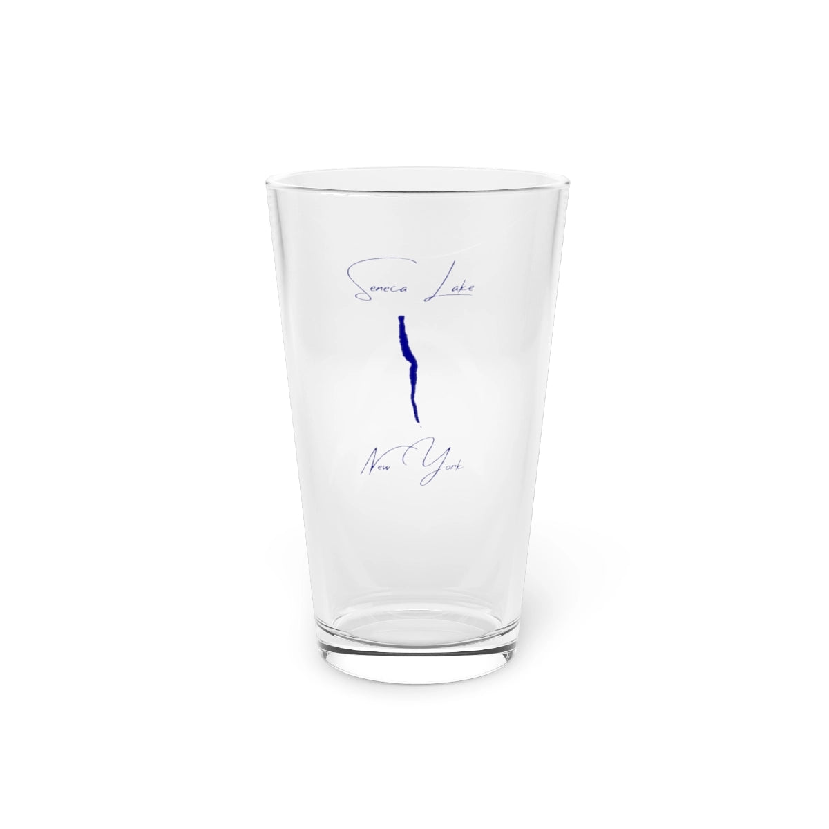 New  York  Seneca  Lake  16oz  Pint  Glass  front  position  view  from  front  16oz.webp