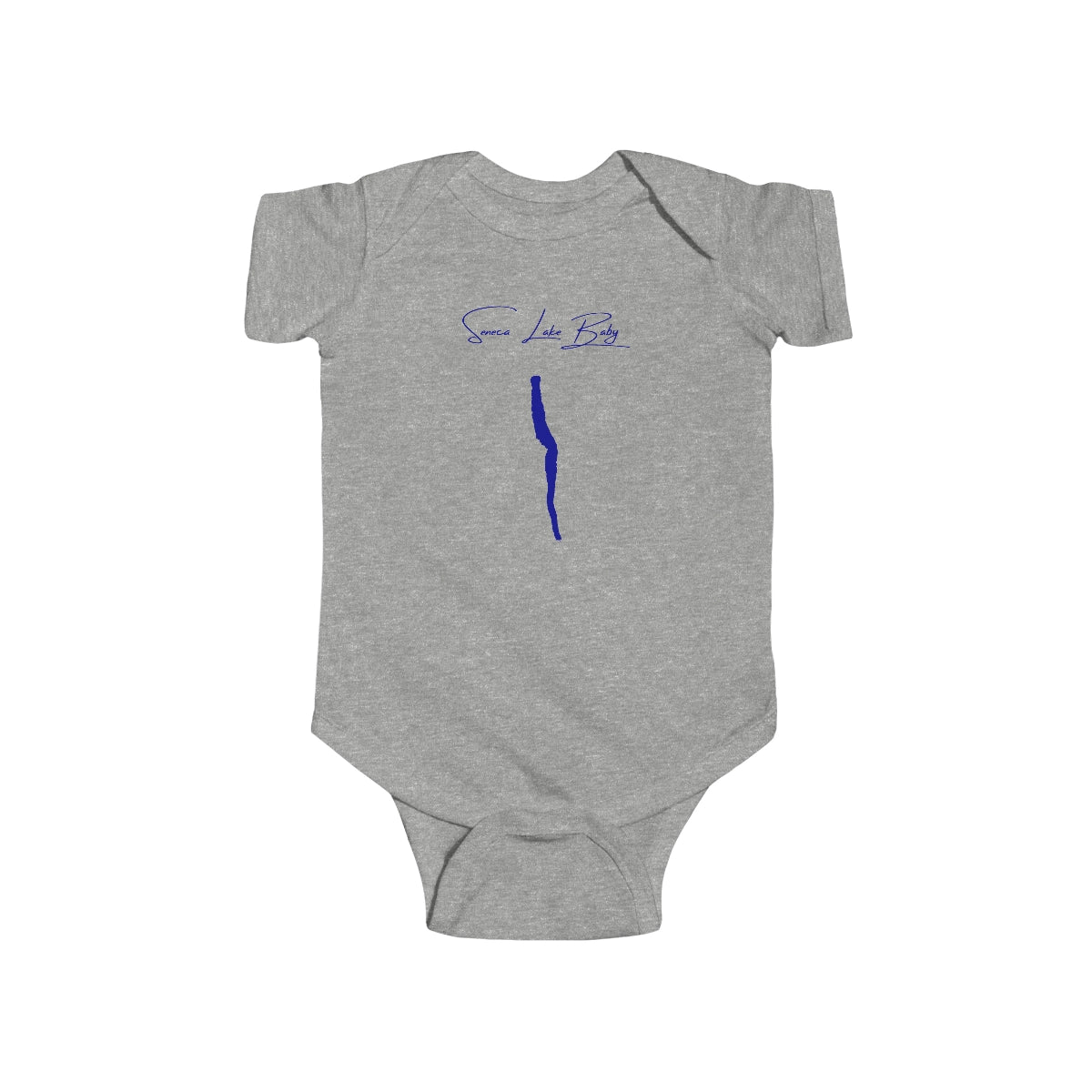 New  York  Seneca  Lake  Onesie  front  position  view  from  front  heather.webp