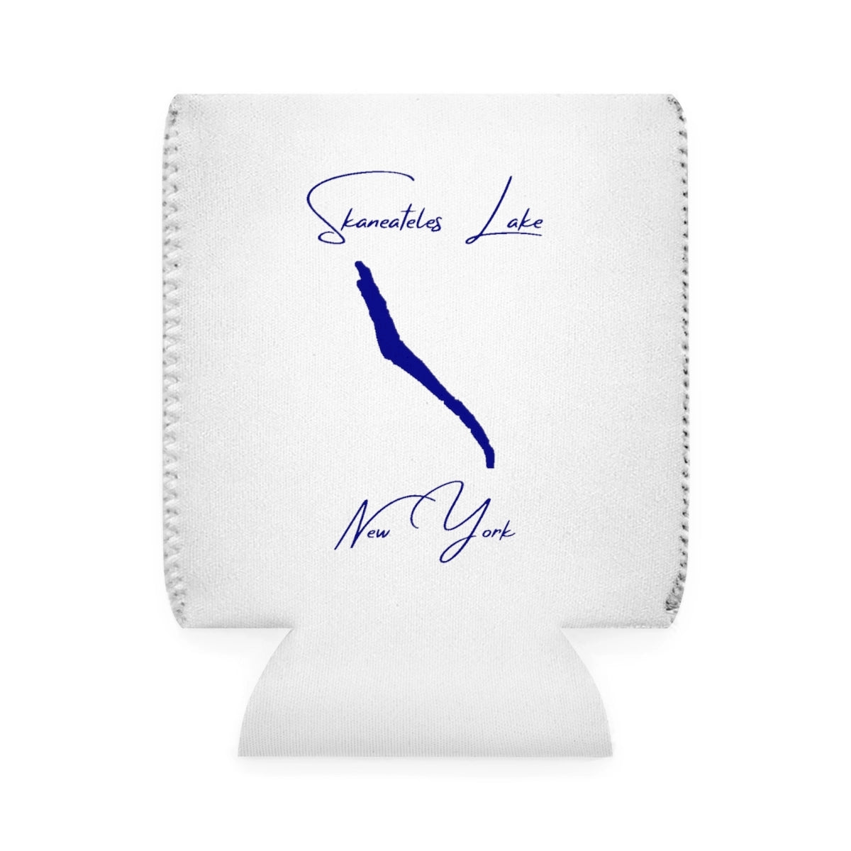 New  York  Skaneateles  Lake  Can  Koozie  front  position  view  from  front-1  white.webp