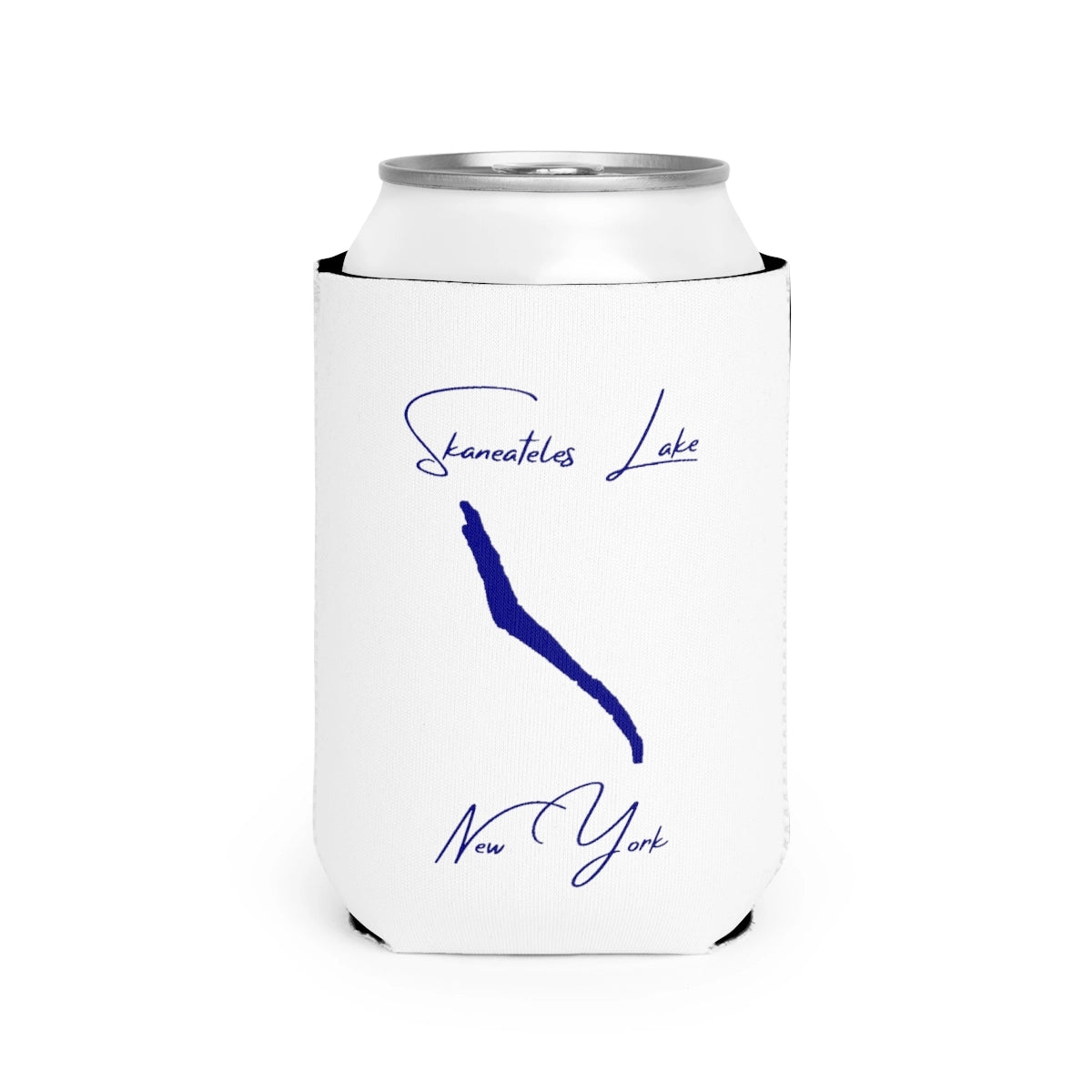 New  York  Skaneateles  Lake  Can  Koozie  front  position  view  from  front-2  white.webp