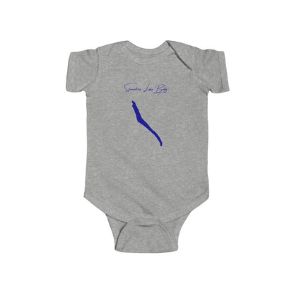 New  York  Skaneateles  Lake  Onesie  front  position  view  from  front  heather.webp