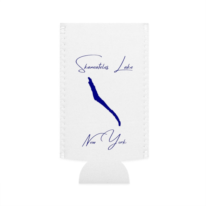 New  York  Skaneateles  Lake  Slim  Can  Koozie  front  position  view  from  flat-front  white.webp